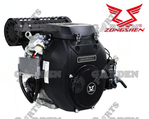 * MOTOR ZONGSHEN GB680 680cc 22 TWIN horizontální hřídel 25.4mm (bez možnosti dalších slev) 